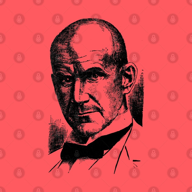 Eugene V. Debs Silhouette - Democratic Socialist, Leftist, Socialism by SpaceDogLaika