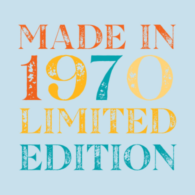 Discover Made In 1970 - Made In 1970 - T-Shirt