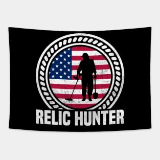 Metal Detecting Funny Metal Detector Relic Hunter USA Tapestry