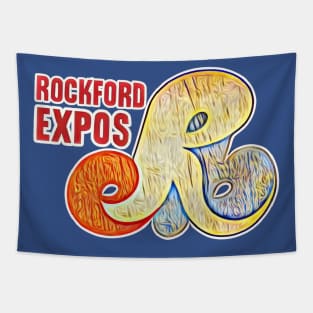 Rockford Expos Baseball Tapestry