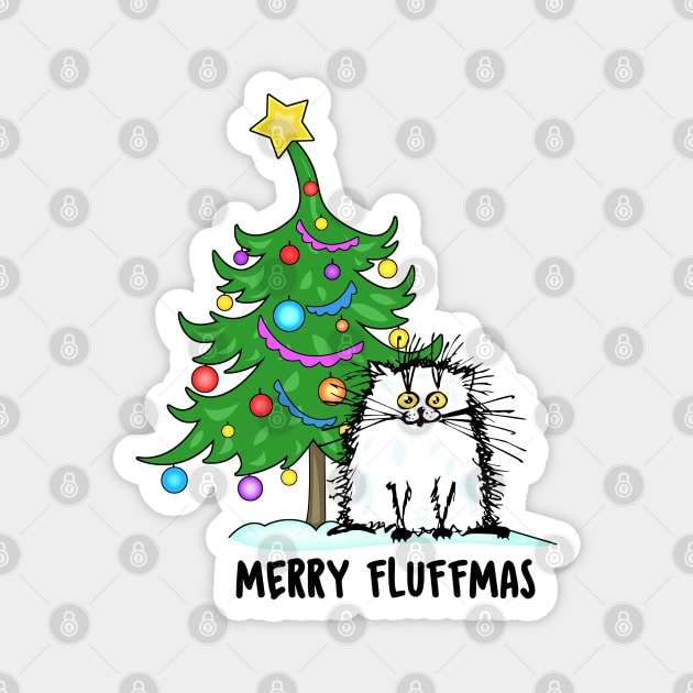 Merry Fluffmas Magnet by Stoney09