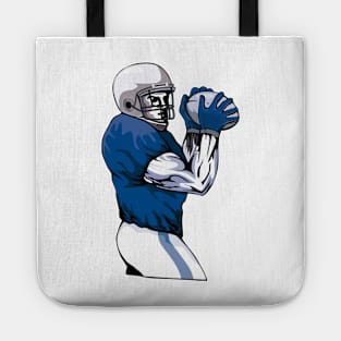 Quarterback Passing Ball Retro Tote