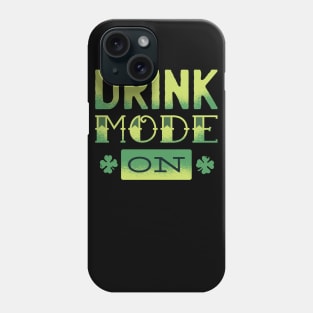 Drink mode on shirt Phone Case