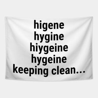 Hygiene - keeping clean Tapestry