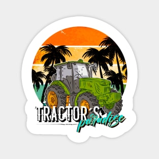 Tractor's Paradise The Tractor Paradise Palm Summer Beach Magnet