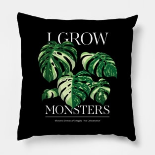 Monstera Thai Constellation Plant Lover Collection Pillow
