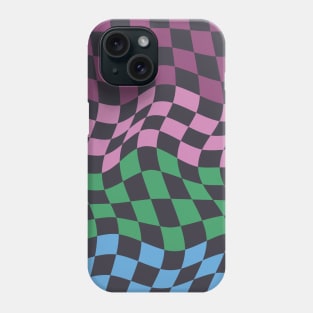 Colorful Checkerboard Pattern 3 Phone Case