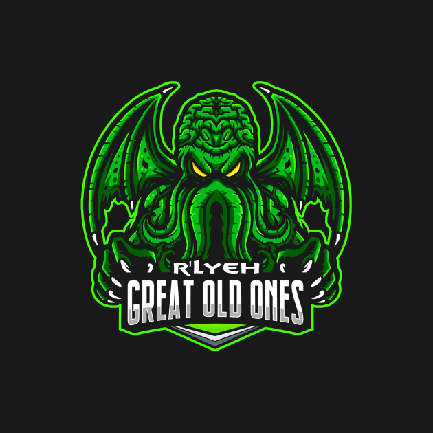 Great Old Ones (Black Print) by Miskatonic Designs