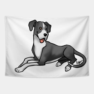 Dog - Great Dane - Mantle Natural Ears Tapestry