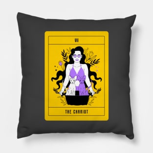 The Chariot Tarot Pillow