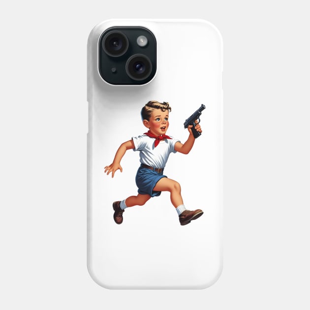 Boy's Toy Phone Case by Rawlifegraphic