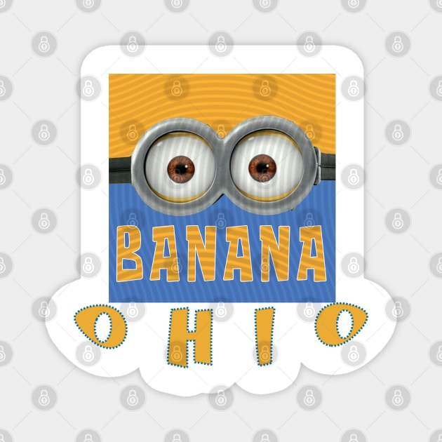 MINION BANANA USA OHIO Magnet by LuckYA