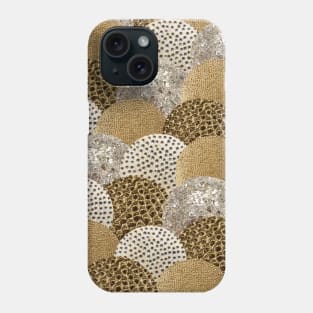 Metallic Golden Mermaid Scales Phone Case