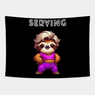 Serving Sloth Tapestry