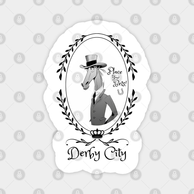 Derby City Collection: Place Your Bets 2 Magnet by TheArtfulAllie