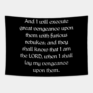 Ezekiel 25:17 Bible Verse KJV Text Tapestry