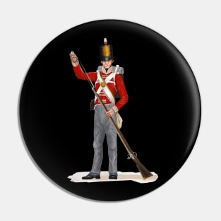 British Napoleonic Infantry (48th Regiment) Pin