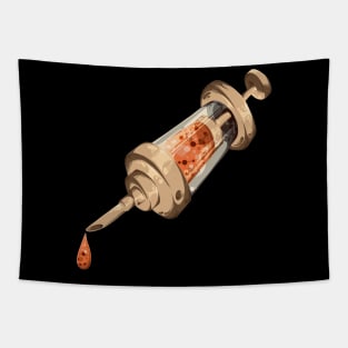 Syringe Digital Painting Tapestry