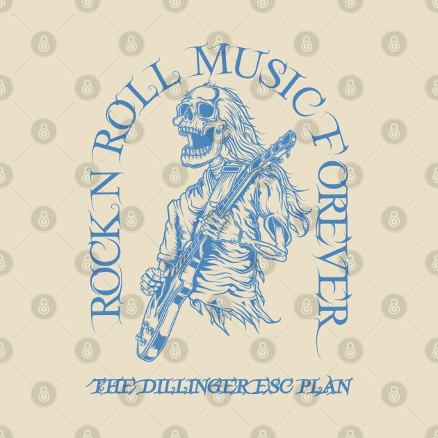 The Dillinger Esc Plan /// Skeleton Rock N Roll by Stroke Line
