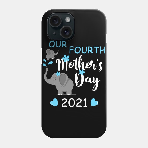 Our Fourth Mother's Day Shirt 4th For Mom & Baby Matching Phone Case by peskybeater