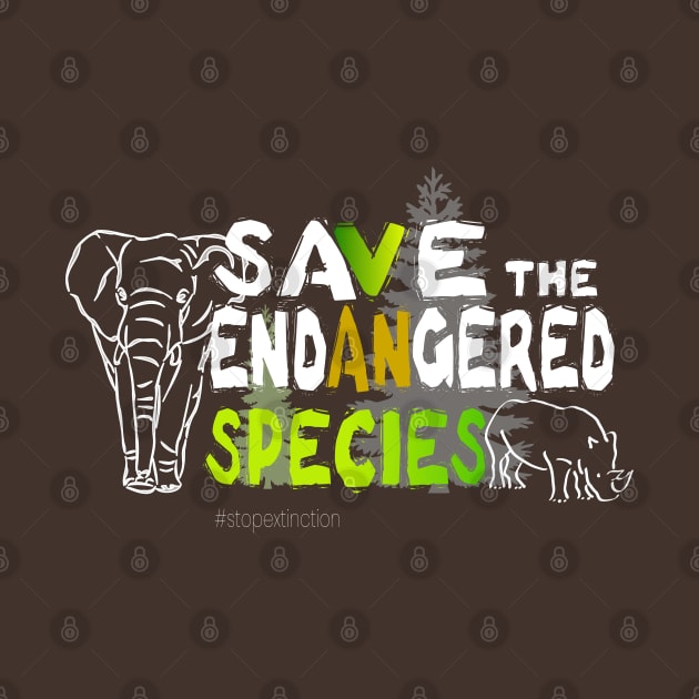 Save The Endangered Species by lisalizarb