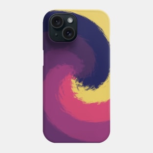 Swirl Of Sun Set Colors Pattern Phone Case