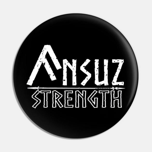 Ansuz Strength Tree (front & back design) Pin by Ansuz