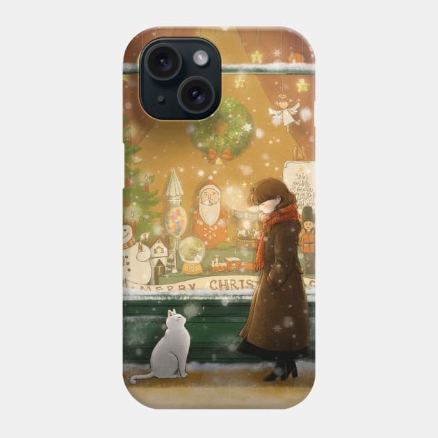 Merry Christmas Phone Case by LUNA