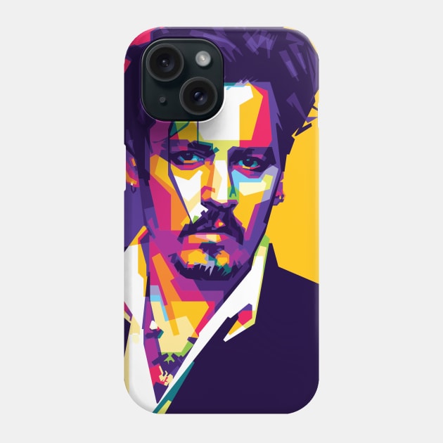 Johnny Depp WPAP Phone Case by can.beastar