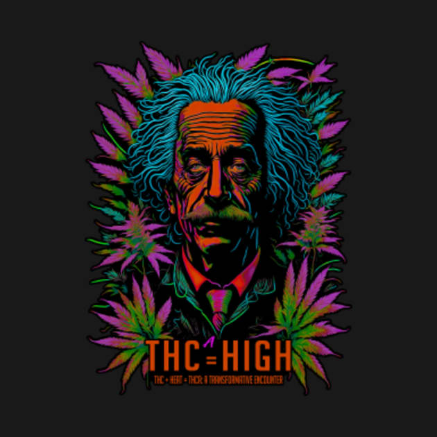 Stoned Albert Einstein Weed Science Stoner - Stoned Albert Einstein ...