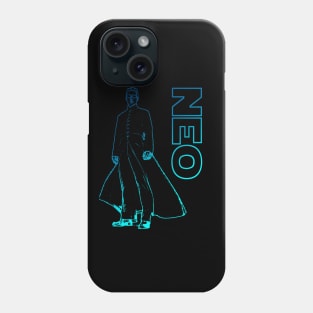 Neo blue. Phone Case