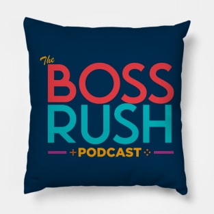 The Boss Rush Podcast Logo (Asian and Pacific Islander Support) Pillow