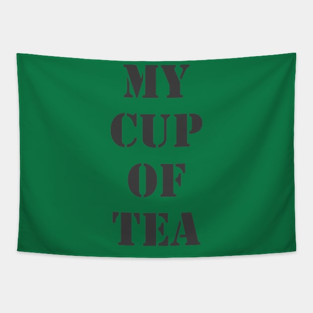 My Cup Of Tea Tapestry by Retrofloto