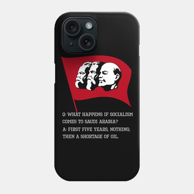 What Happens If Socialism Comes To Saudi Arabia? Phone Case by Styr Designs