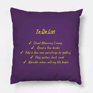 Tangled To-Do List Pillow