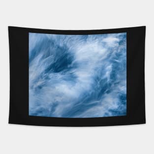 Blue Ocean Waves Tapestry