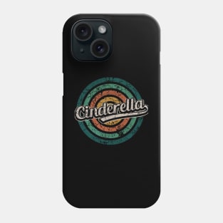 Cinderella // Retro Circle Crack Vintage Phone Case