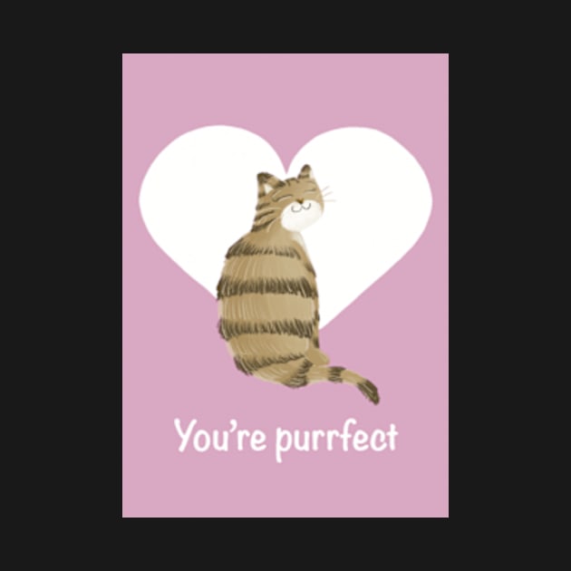 You’re purrfect cat and heart by AbbyCatAtelier