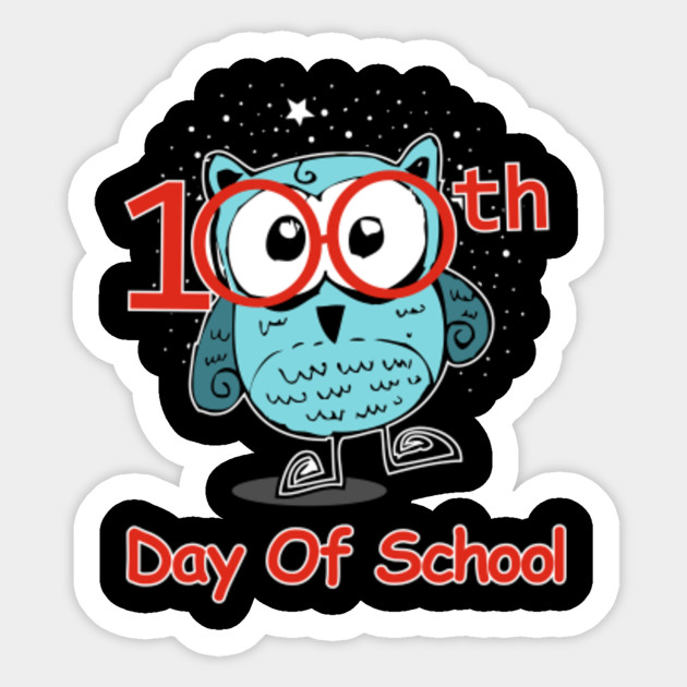 Cute Owl 100th Day Of School T Shirt 100 Days Smarter Tee School