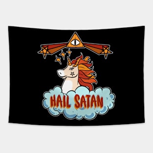 Unicorn Hail - For the dark side Tapestry