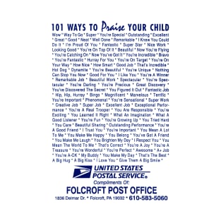 101 Ways to Praise Your Child T-Shirt