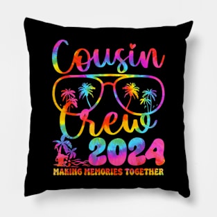 Cousin Crew 2024 Summer Vacation Beach Family Pillow