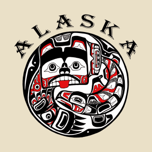 Alaska - Bear and Salmon T-Shirt