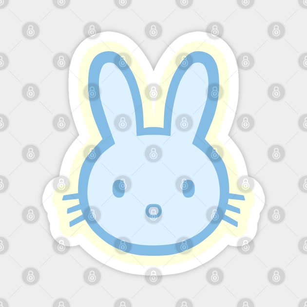 TD Pajamas - Blue Rabbit Magnet by CourtR