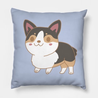 Chibi Corgi - Tricolor Version Pillow