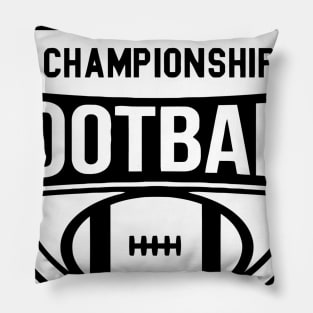 Championship Football Pillow