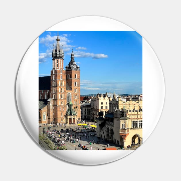 Krakow Poland St Mary's Basilica Old Town Pin by Beautiful Cuteness