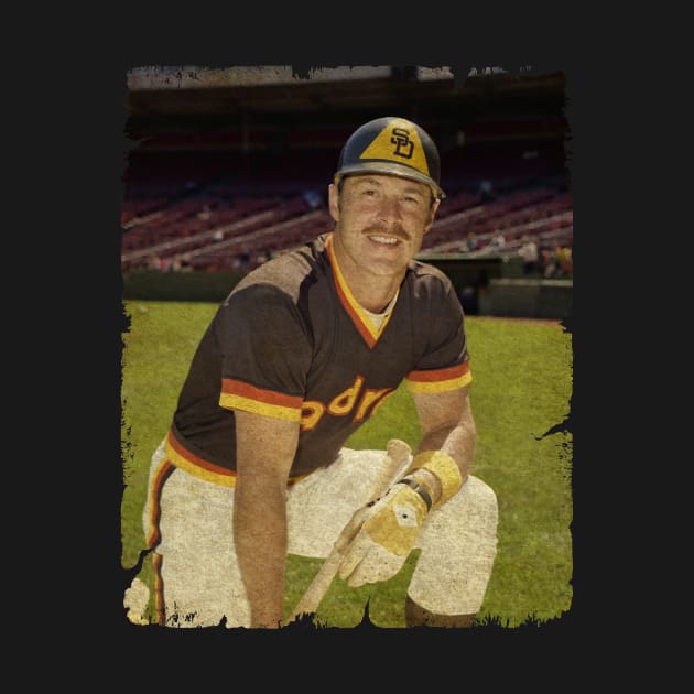 Gene Tenace in San Diego Padres by SOEKAMPTI