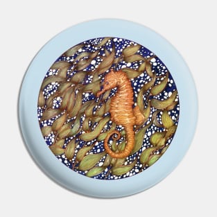 Sea Horse in the Kelp Forest Pin