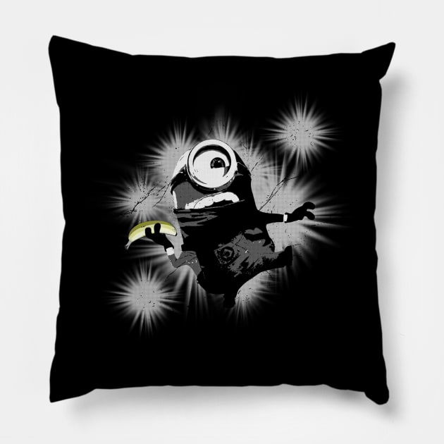 Banksy Banana 2 Pillow by outlawalien